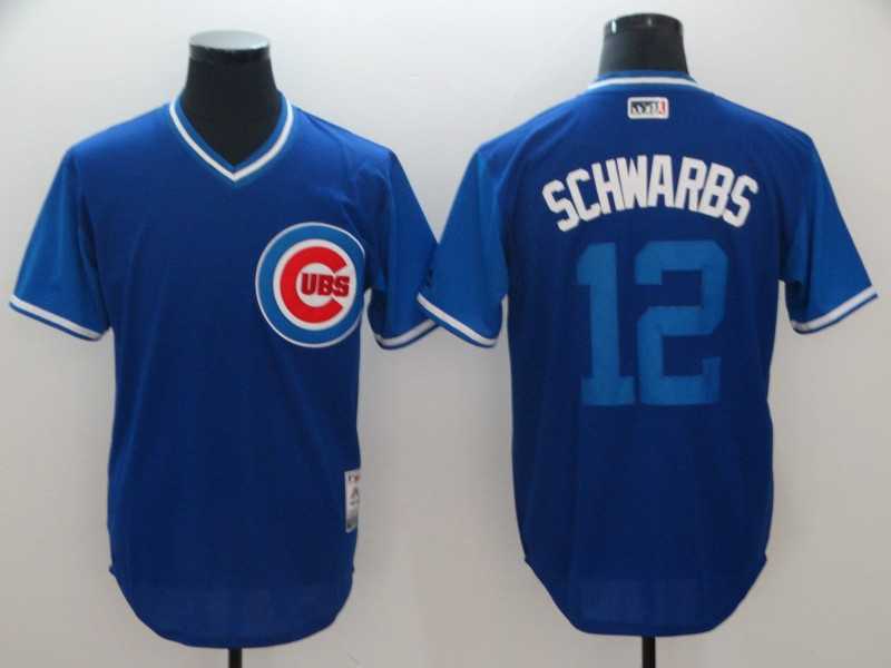 Cubs 12 Kyle Schwarber Schwarbs Majestic Royal 2018 Players Weekend Jersey,We sell and wholesale Cubs 12 Kyle Schwarber Schwarbs Majestic Royal 2018 Players Weekend Jersey on line form chian!